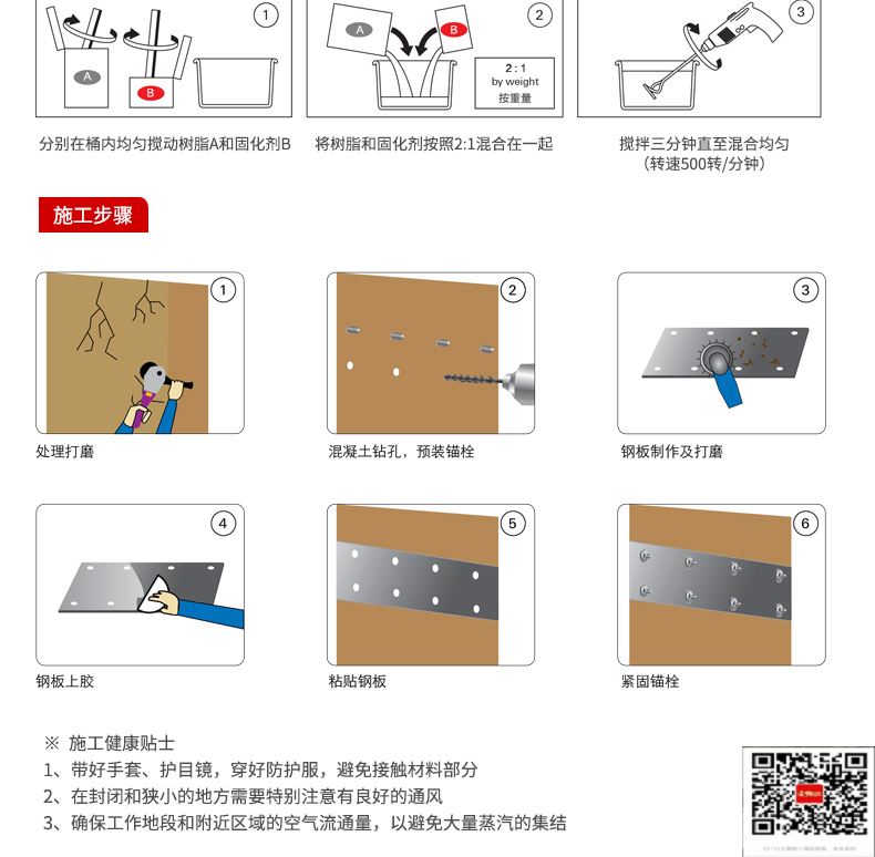 包钢斗门粘钢加固施工过程